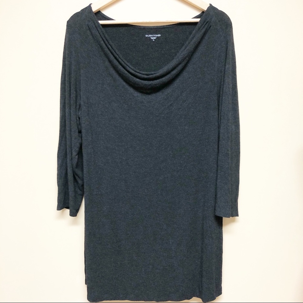 Eileen Fisher grey tunic